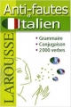 Couverture Anti-fautes d'italien Editions Larousse 2008