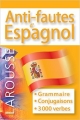 Couverture Anti-fautes d'espagnol Editions Larousse 2013