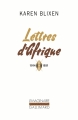 Couverture Lettres d'Afrique, 1914-1931 Editions Gallimard  (L'imaginaire) 2016