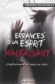 Couverture Errances d'un esprit malfaisant Editions IS 2013