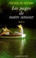 Couverture Les pages de notre amour Editions Robert Laffont 1997