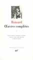 Couverture Oeuvres complètes, tome 1 Editions Gallimard  (Bibliothèque de la Pléiade) 1993