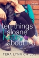 Couverture Creative HeArts, book 1: Ten Things Sloane Hates About Tru Editions Entangled Publishing (Teen) 2015
