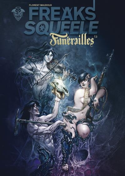 Couverture Freaks' Squeele : Funérailles, tome 3 : Cowboys on horses without wings