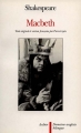 Couverture Macbeth Editions Aubier Flammarion (Domaine anglais bilingue) 1977