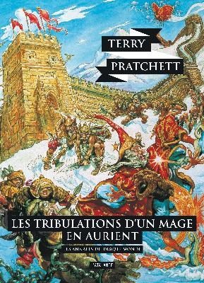 Couverture Les Annales du Disque-Monde, tome 17 : Les Tribulations d'un mage en Aurient