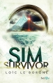 Couverture Sim survivor Editions Scrineo 2016