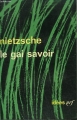 Couverture Le gai savoir Editions Gallimard  (Idées) 1950