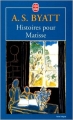 Couverture Histoires pour Matisse Editions Le Livre de Poche 1999