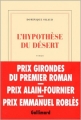 Couverture L'hypothèse du désert Editions Gallimard  (Blanche) 1996