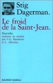 Couverture Le froid de la Saint-Jean Editions Maurice Nadeau 1988