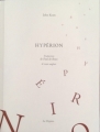 Couverture Hypérion Editions La Dogana 2010