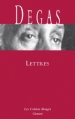 Couverture Lettres Editions Grasset (Les Cahiers Rouges) 2011