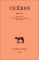 Couverture Discours, tome 15 : Pour Caelius, Sur les provinces consulaires, Pour Balbus Editions Les Belles Lettres 2002