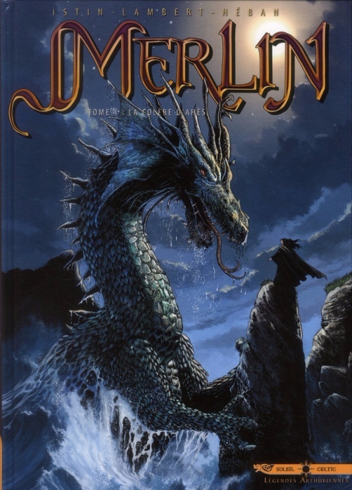 Couverture Merlin, tome 01 : La colère d'Ahès