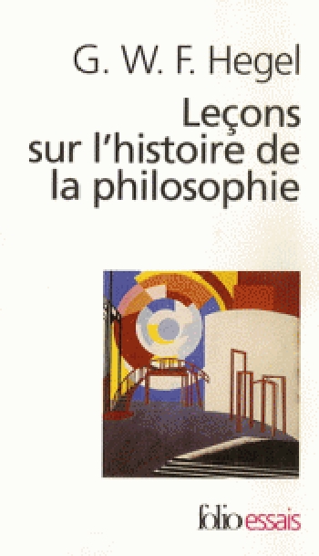 Couverture Leçons sur l'histoire de la philosophie