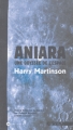 Couverture Aniara : Une odyssée de l'espace Editions Agone  (Marginales) 2004