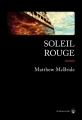Couverture Soleil rouge Editions Gallmeister (Noire) 2017
