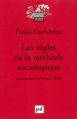 Couverture Les règles de la méthode sociologique Editions Presses universitaires de France (PUF) (Quadrige - Grands textes) 2007