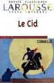 Couverture Le Cid Editions Larousse (Petits classiques) 1998