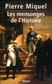 Couverture Les mensonges de l'Histoire Editions Perrin 2002