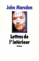 Couverture Lettres de l'intérieur Editions L'École des loisirs (Médium) 1998