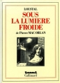 Couverture Sous la lumière froide Editions Gallimard  (Futuropolis) 1950