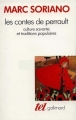 Couverture Les contes de Perrault : Culture savante et traditions populaires Editions Gallimard  (Tel) 1968