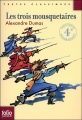 Couverture Les trois mousquetaires, abrégé Editions Folio  (Junior - Textes classiques) 2010