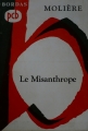 Couverture Le misanthrope / Le misanthrope ou l'atrabilaire amoureux Editions Bordas (Petits Classiques) 1970