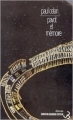 Couverture Pavot et mémoire Editions Christian Bourgois  (Détroits) 1987