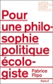 Couverture Pour une philosophie politique écologiste Editions Textuel 2014