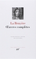 Couverture Oeuvres complètes (La Bruyère) Editions Gallimard  (Bibliothèque de la Pléiade) 1951