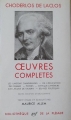 Couverture Oeuvres complètes (Choderlos De Laclos) Editions Gallimard  (Bibliothèque de la Pléiade) 1951