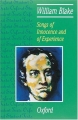 Couverture Chants d'innocence et d'expérience Editions Oxford University Press 1990