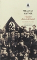 Couverture Histoire d'un allemand : Souvenirs (1914-1933) Editions Babel 2015