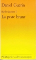 Couverture Sur le fascisme, tome 1 : La peste brune Editions Maspero (Petite collection) 1971