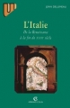 Couverture L'Italie de la Renaissance à la fin du XVIIIe siècle Editions Armand Colin (U) 1997