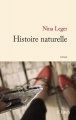 Couverture Histoire naturelle Editions JC Lattès 2014