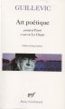 Couverture L'art Poétique Editions Gallimard  (Poésie) 2001