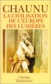 Couverture La civilisation de l'Europe des Lumières Editions Flammarion (Champs - Histoire) 1982