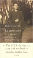 Couverture La mémoire des Kawer Editions Perrin 2017