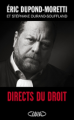 Couverture Directs du droit Editions Michel Lafon 2017