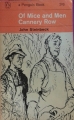 Couverture Of mice and men, Cannery row Editions Penguin books 1964