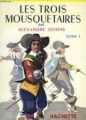 Couverture Les Trois Mousquetaires, abrégée, tome 1 Editions Hachette (Bibliothèque Verte) 1950