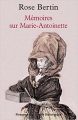 Couverture Memoires sur Marie Antoinette Editions Rivages (Poche) 2014