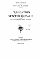 Couverture L'Éducation sentimentale Editions Bibebook 2011