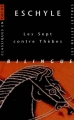 Couverture Les Sept contre Thèbes Editions Les Belles Lettres (Classiques en poche bilingue) 2002