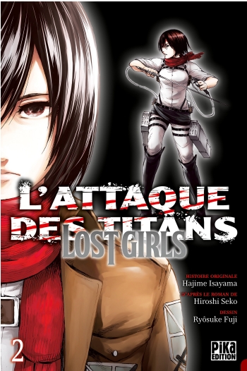 Couverture L'attaque des titans : Lost girls, tome 2