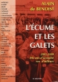 Couverture L'écume et les galets Editions du Labyrinthe 2000